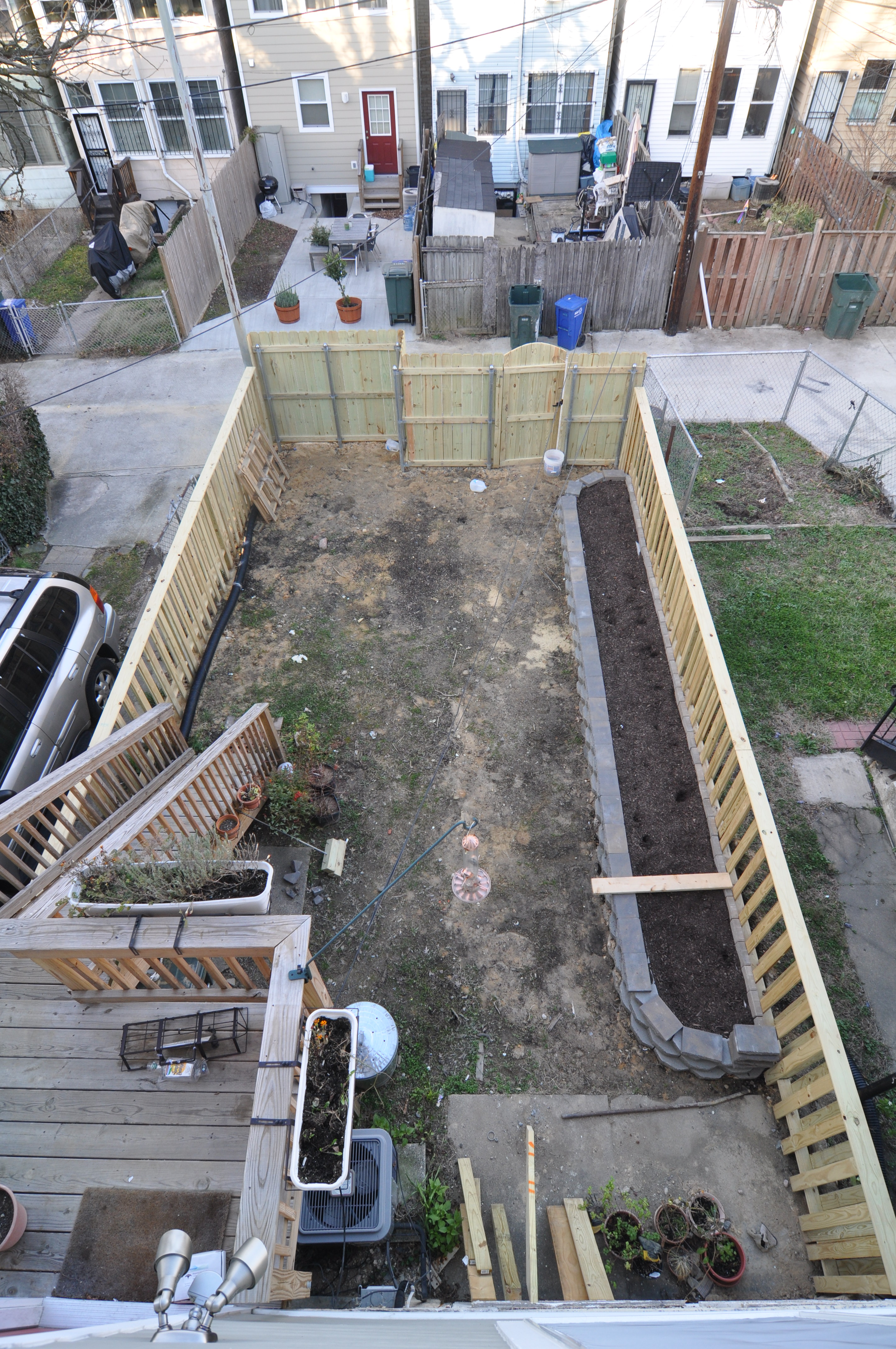 The cute reason we haven’t shown off a finished backyard fence – Our